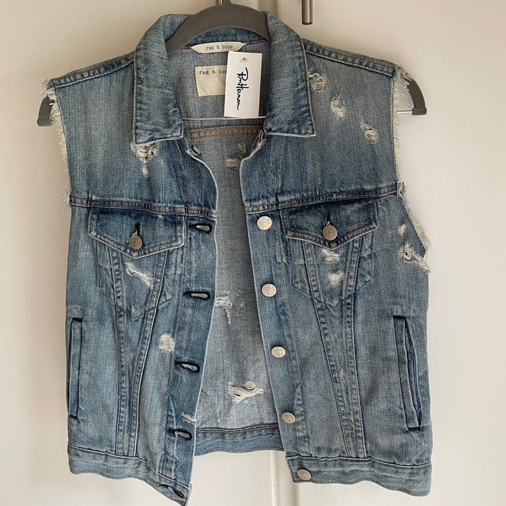 Rag & Bone Denim Vest